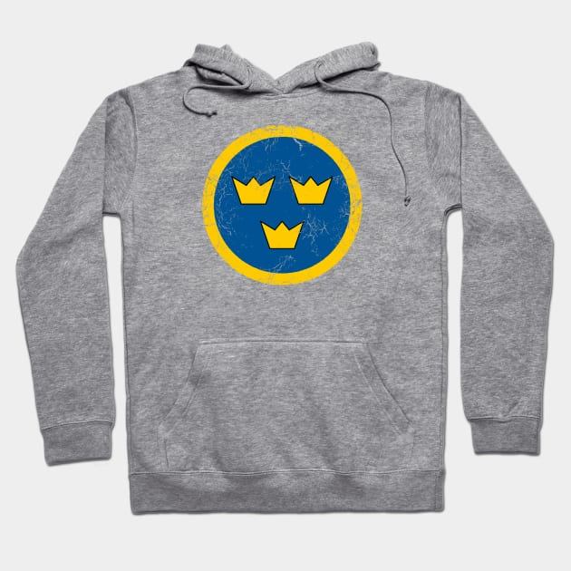 Flygvapnet Swedish Airforce Roundel Hoodie by Wykd_Life